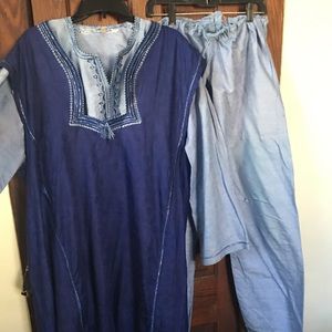 Custom made men's African Outfit.